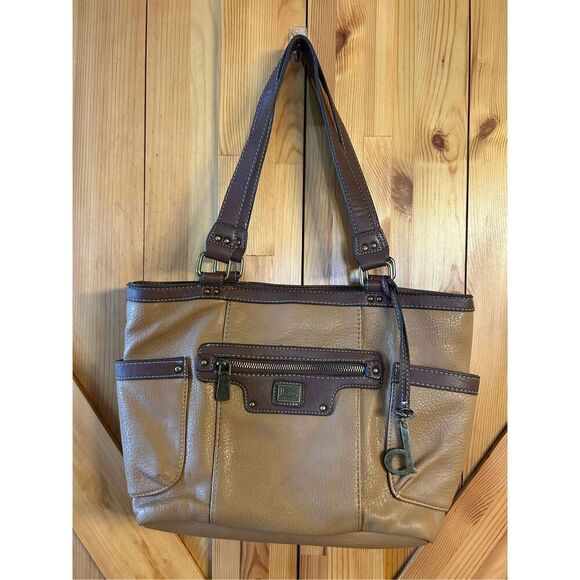 B.O.C. Born Concepts Womens Faux Leather Handbag Brown Tan - Picture 1 of 11